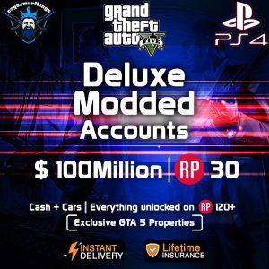 Buy GTA 5 Account 100 Milion in Total Assets  50 RP Level (PS4) - PSN  Account - GLOBAL - Cheap - !