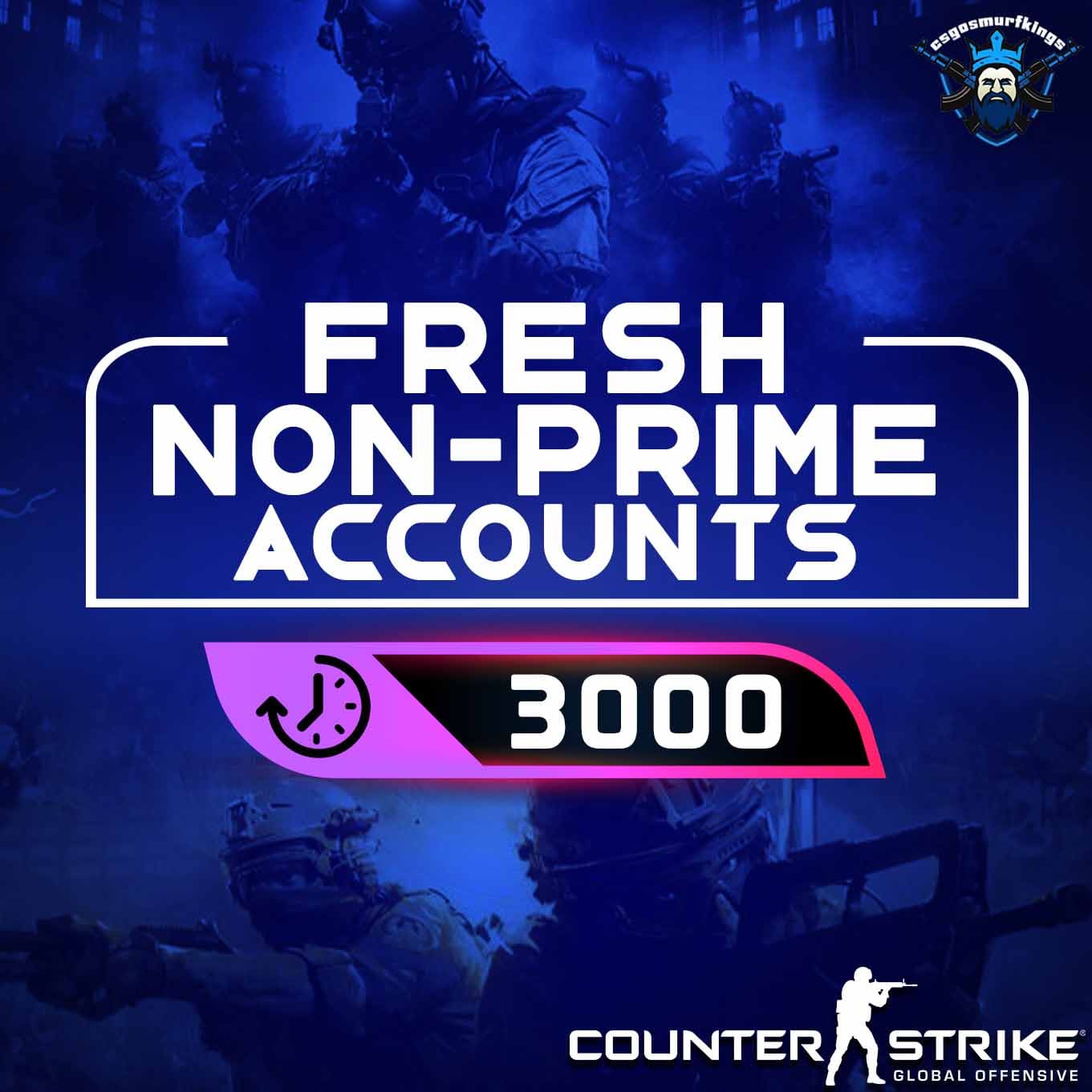 Fresh CS GO Non Prime Account With 1600 Hours With DOTA 2 APEX LEGEND 