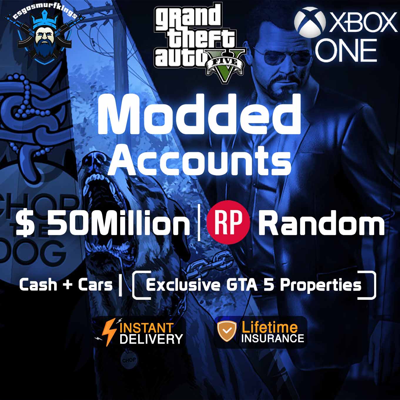 GTA 5 Modded Accounts for Xbox One, GTA V Money Boost