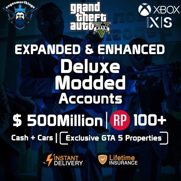 Modded Accounts for Xbox One & Series X/S, GTA 5 Online