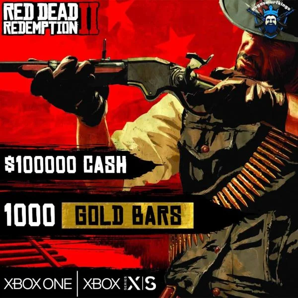 Buy RDR 2 Account, 1000 GOLD BARS, 100000$ CASH