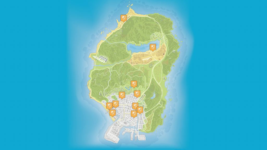 where is the police station in gta 5