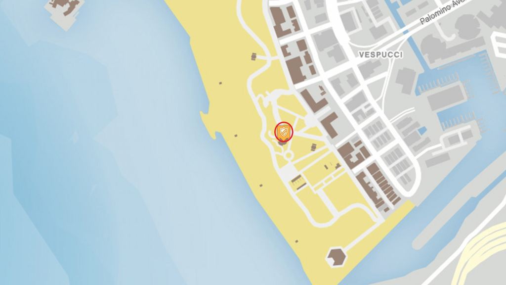 Vespucci Beach Police Station in gta 5