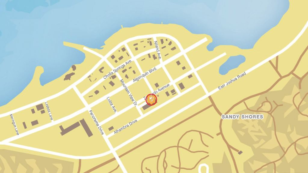 Sandy Shores Police Station in gta 5