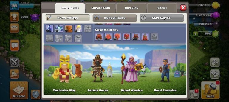 Clash Of Clans account - My profile