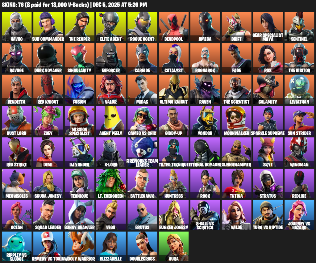 We're the kings in Game Accounts | Recent Products